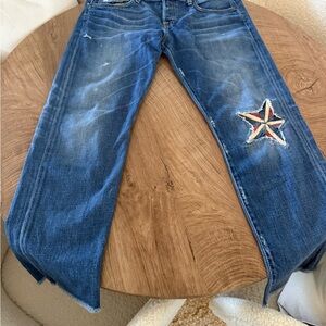 NWOT Lucky Brand Blue Jeans with Star Patch